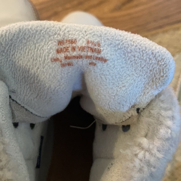 Cole Halan Wedge Hiker Boots - White - 8.5 - Picture 9 of 9